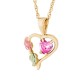 Heart with Multiple Stone Options & All Birthstones - by Landstrom's